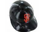 Willie Mays Signed San Francisco Giants Black Throwback Batting Helmet (No Flaps) (Steiner Sports COA)